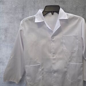 white lab coat 4h ffa show coat kids large 14-16-18